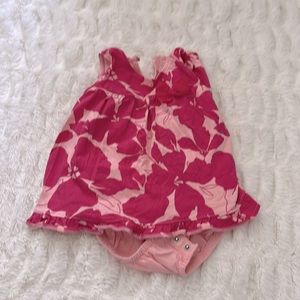 Baby girl dress with built in bloomers size 24 months.